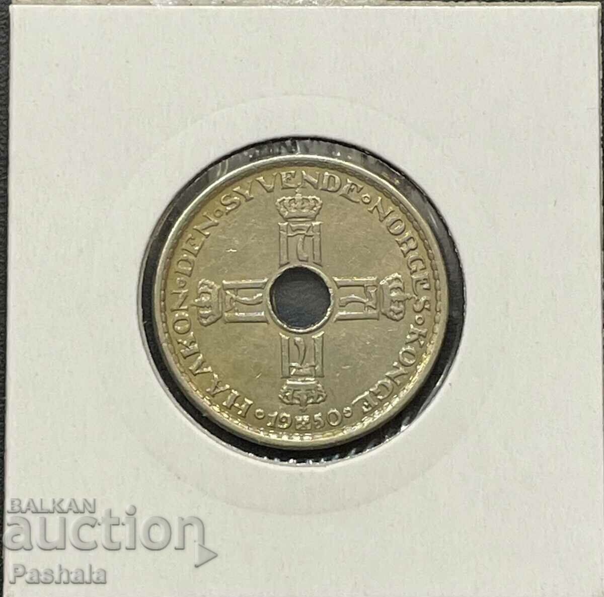 Norway 1 krone 1950 with price 4.00 BGN | € 2.05 Norway 1 krone 1950 with price 4.00 BGN | € 2.05