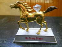 Bronze horse - table lighter