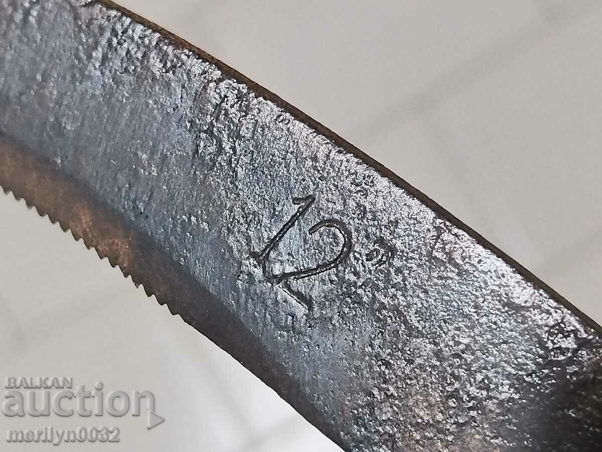 Auction Old children's hair clipper, wrought iron blade sickle Auction Old children's hair clipper, wrought iron blade sickle