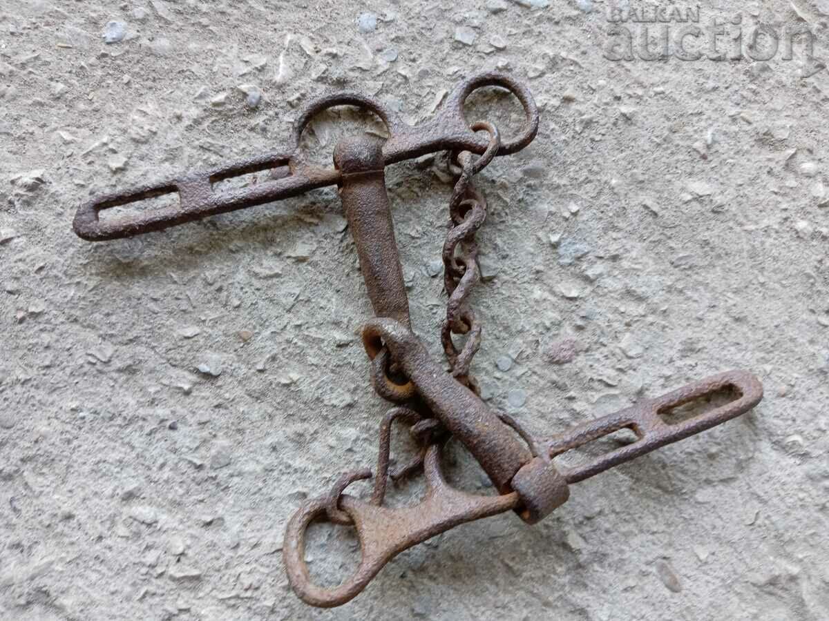 Old wrought bridle bridle wrought iron, harness - 5 Old wrought bridle bridle wrought iron, harness - 5