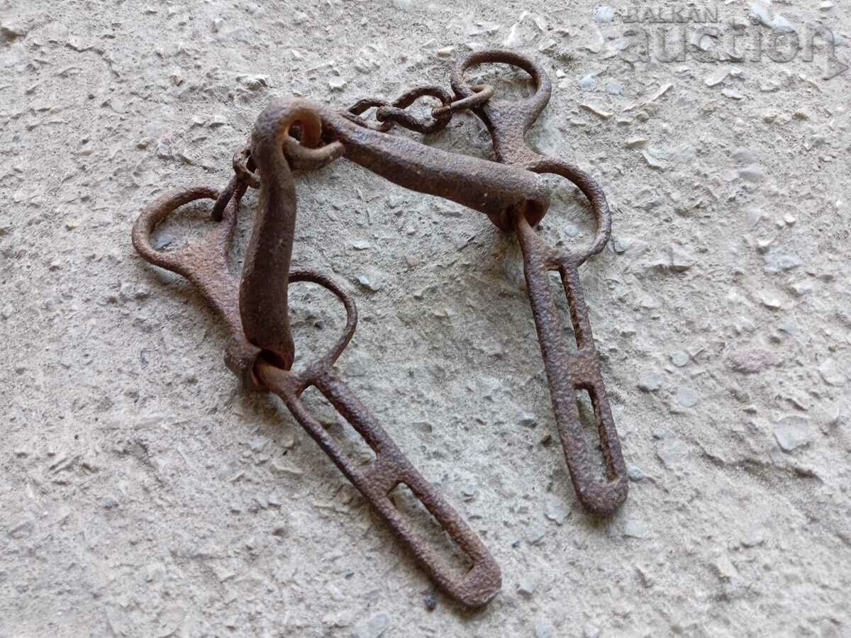 Old wrought bridle bridle wrought iron, harness - 6 Old wrought bridle bridle wrought iron, harness - 6