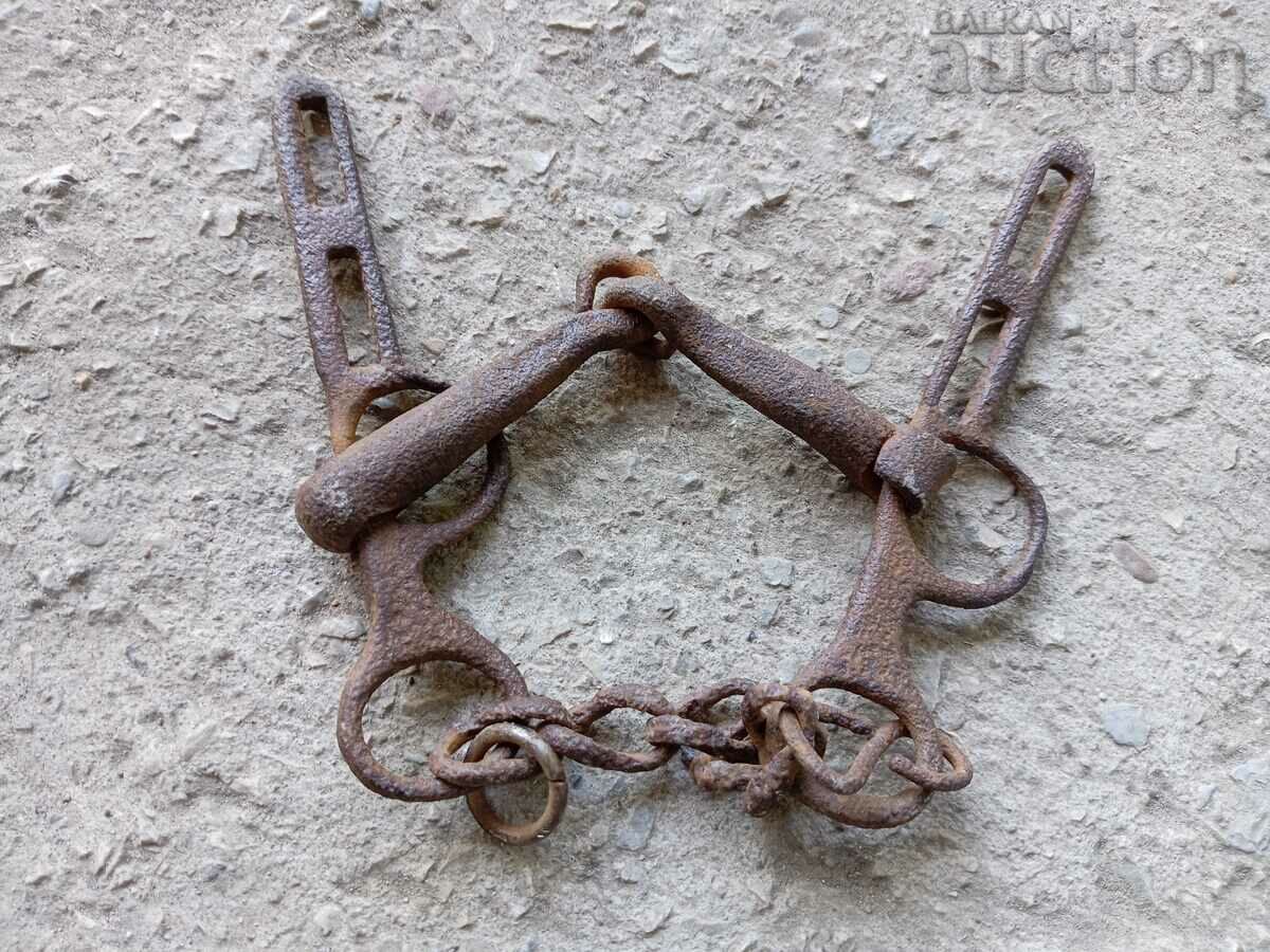 Old wrought bridle bridle wrought iron, harness - 7 Old wrought bridle bridle wrought iron, harness - 7