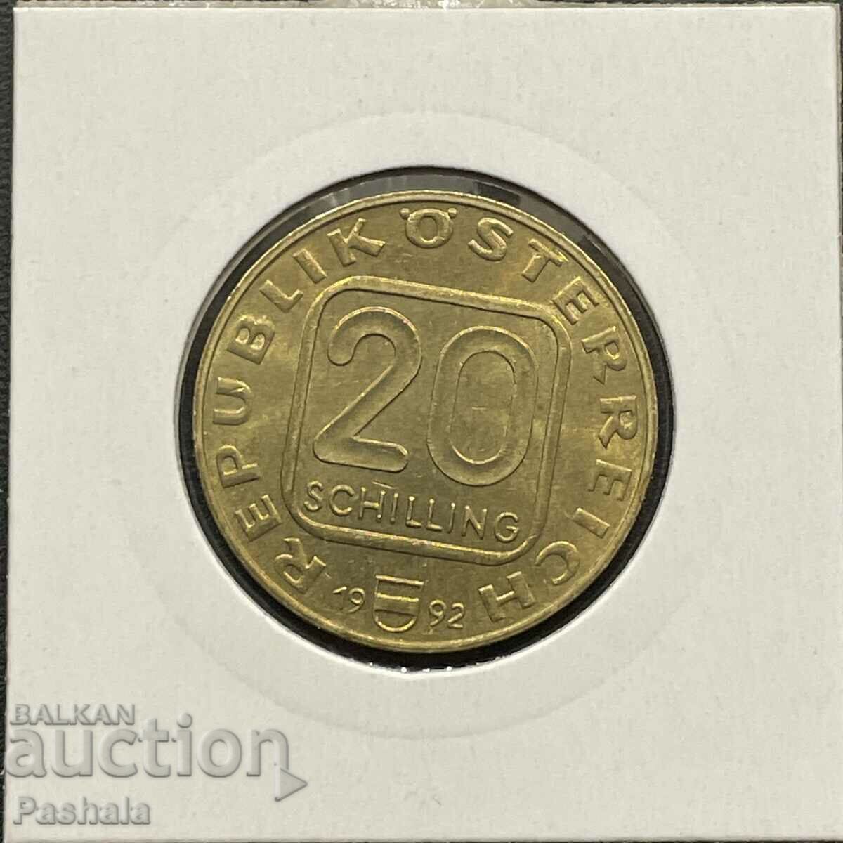 Austria 20 schillings 1992 with price 12.00 BGN | € 6.14 Austria 20 schillings 1992 with price 12.00 BGN | € 6.14