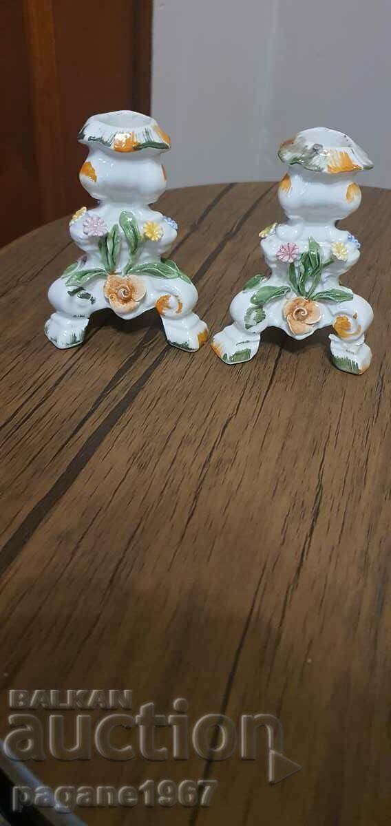 Παράδοση Κηροπήγια από πορσελάνη Παράδοση Κηροπήγια από πορσελάνη