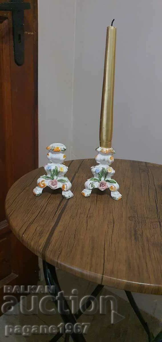 Κηροπήγια από πορσελάνη - 6 Κηροπήγια από πορσελάνη - 6