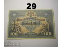 Wurttembergische Notenbank 100 mark 1911 Германия