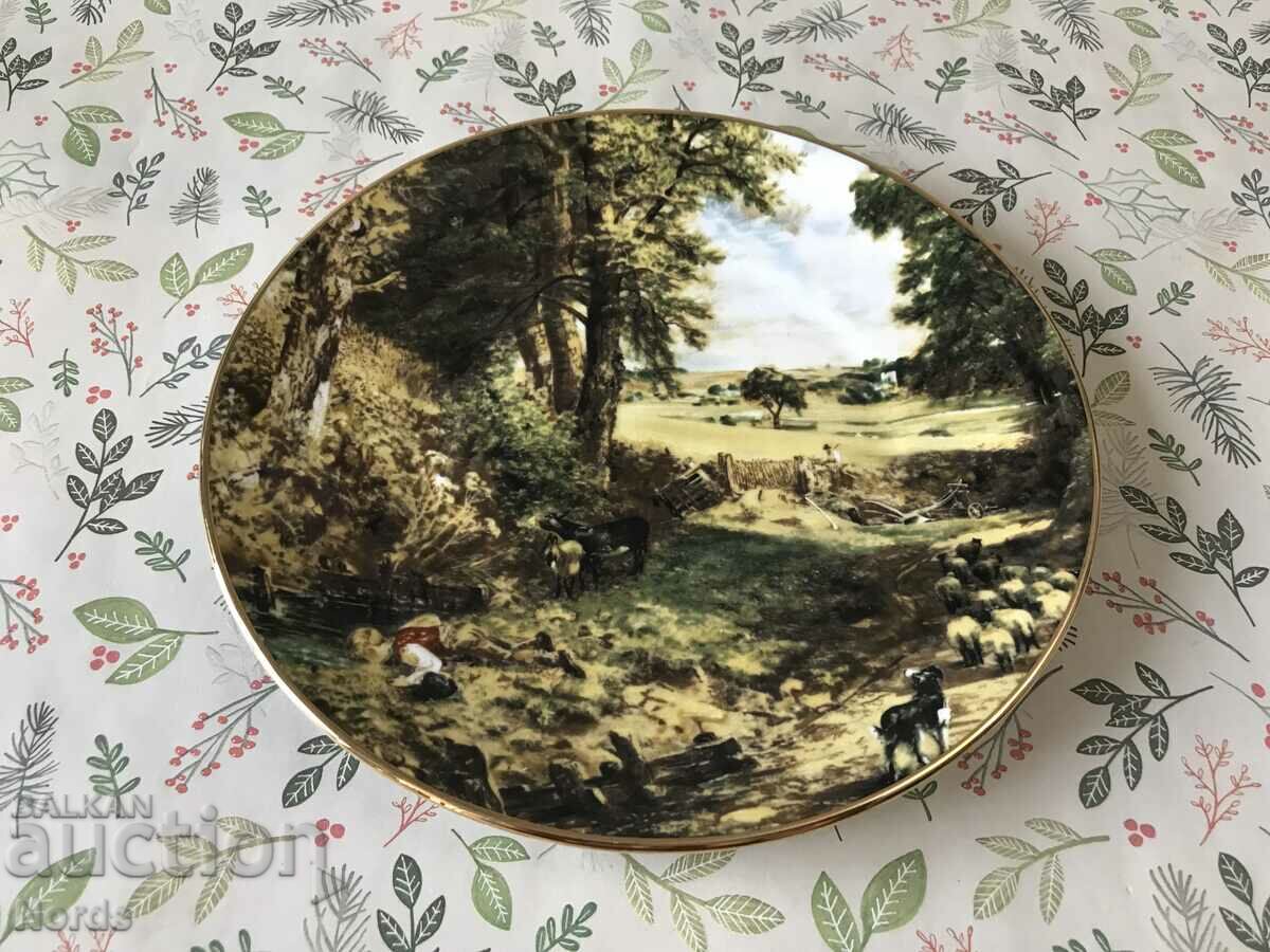 Beautiful porcelain plate for collection