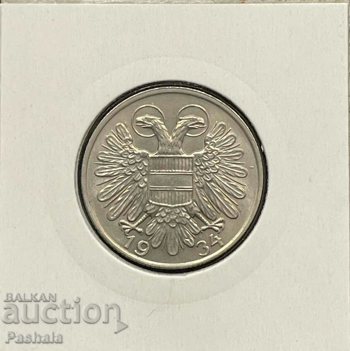 Austria 1 Schilling 1934 with price 15.00 BGN | € 7.67 Austria 1 Schilling 1934 with price 15.00 BGN | € 7.67