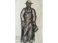 Picture, drawing, BZC worker