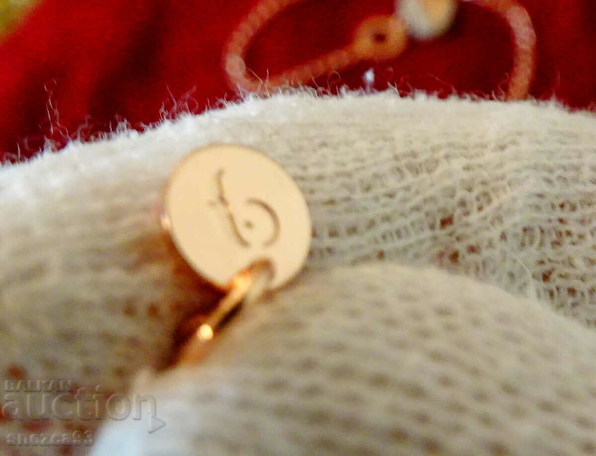 Colier din argint 925, bratara, aur roz. - 6