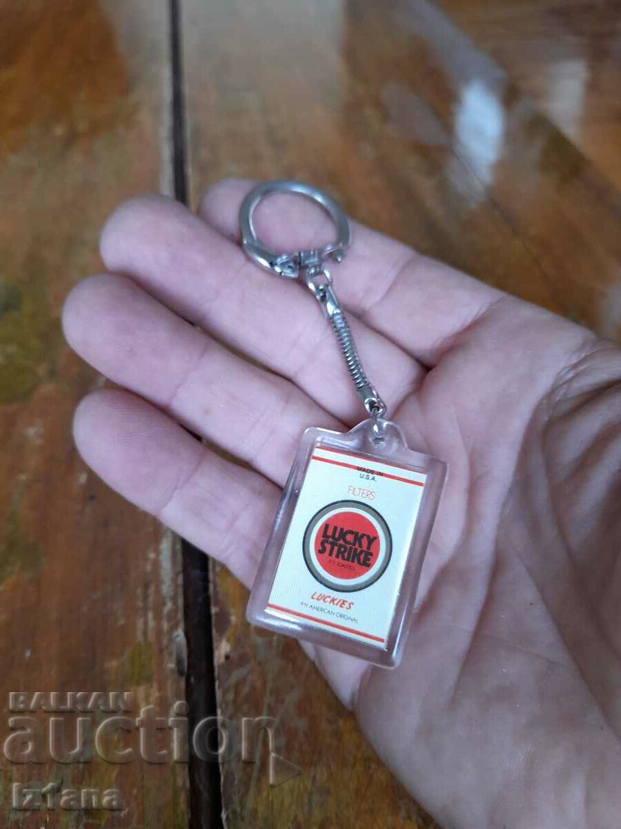 Old Lucky Strike key ring