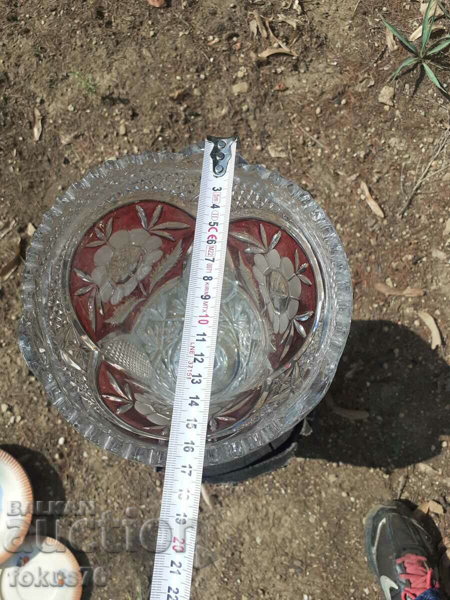 Παράδοση Μεγάλο κρυστάλλινο βάζο Bohemia Παράδοση Μεγάλο κρυστάλλινο βάζο Bohemia