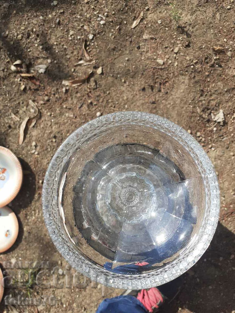 Μεγάλο κρυστάλλινο βάζο Bohemia - 6 Μεγάλο κρυστάλλινο βάζο Bohemia - 6