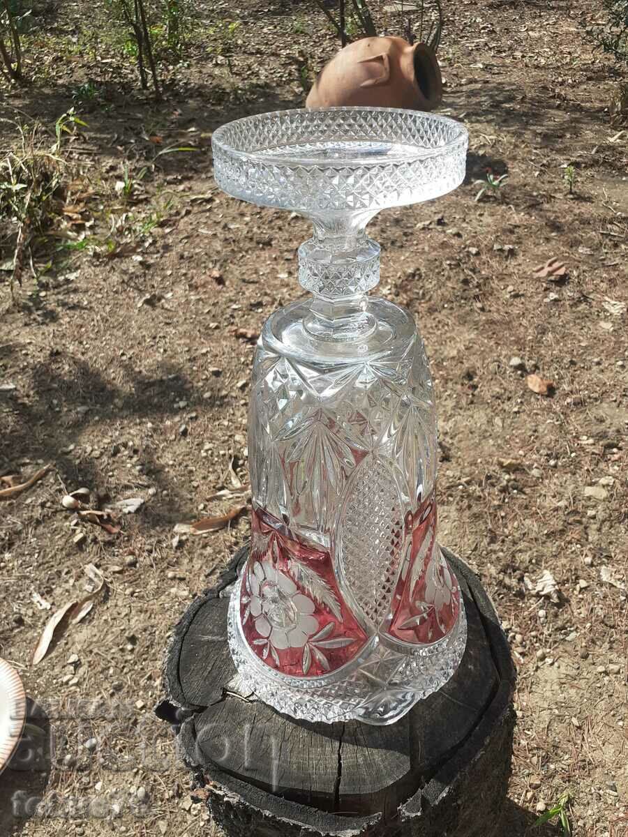 Μεγάλο κρυστάλλινο βάζο Bohemia - 7 Μεγάλο κρυστάλλινο βάζο Bohemia - 7