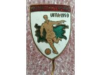 Semn. UEFA-1959 TURNEUL DE FOTBAL TINERETULUI