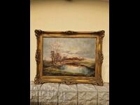 Superb antique oil painting