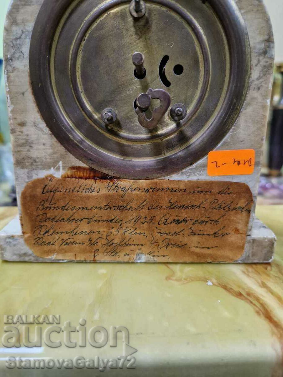 Old rare French mechanical table clock - 7 Old rare French mechanical table clock - 7