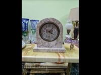 Old rare French mechanical table clock