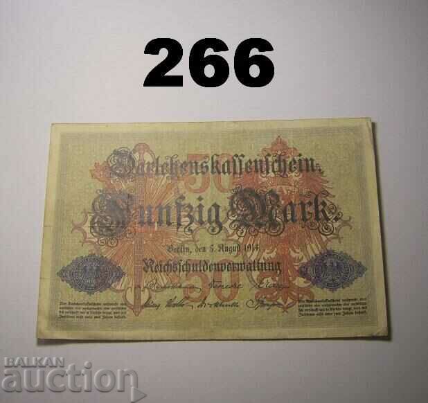 Berlin 50 mark 1914 VF 6-digit Germany with price 7.00 BGN | € 3.58 Berlin 50 mark 1914 VF 6-digit Germany with price 7.00 BGN | € 3.58