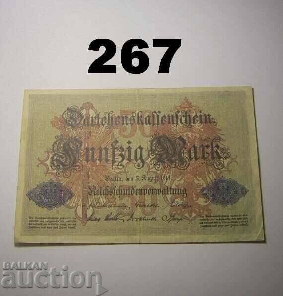 Berlin 50 mark 1914 VF Germany with price 4.00 BGN | € 2.05 Berlin 50 mark 1914 VF Germany with price 4.00 BGN | € 2.05