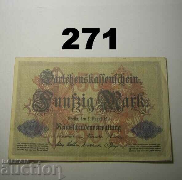 Berlin 50 mark 1914 VF Germany with price 4.00 BGN | € 2.05 Berlin 50 mark 1914 VF Germany with price 4.00 BGN | € 2.05