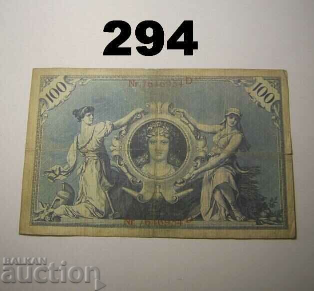 Berlin 100 mark 1908 (25mm) Fine Germany with price 20.00 BGN | € 10.23 Berlin 100 mark 1908 (25mm) Fine Germany with price 20.00 BGN | € 10.23