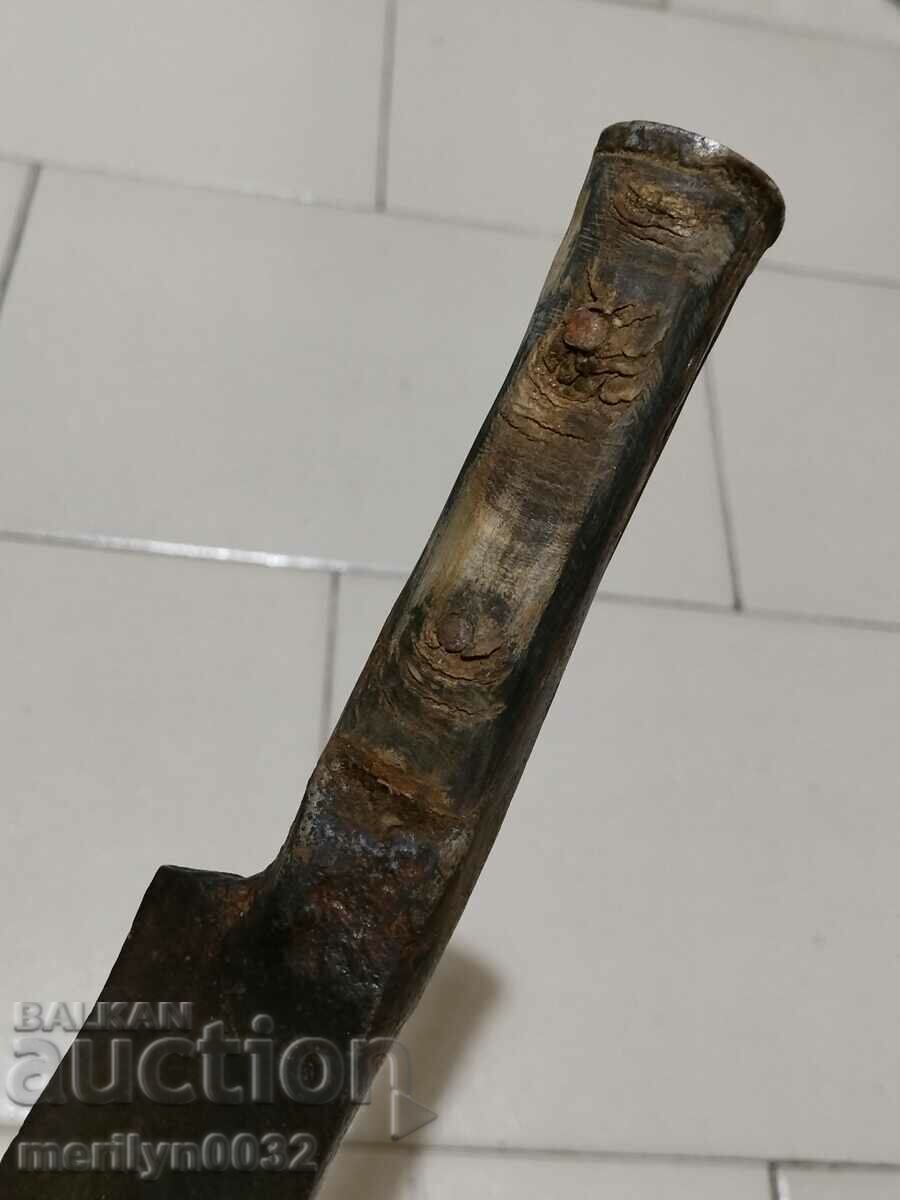 Cuțit Buinovski fără kaniya cu teacă din corn de bivol karakulak - 7