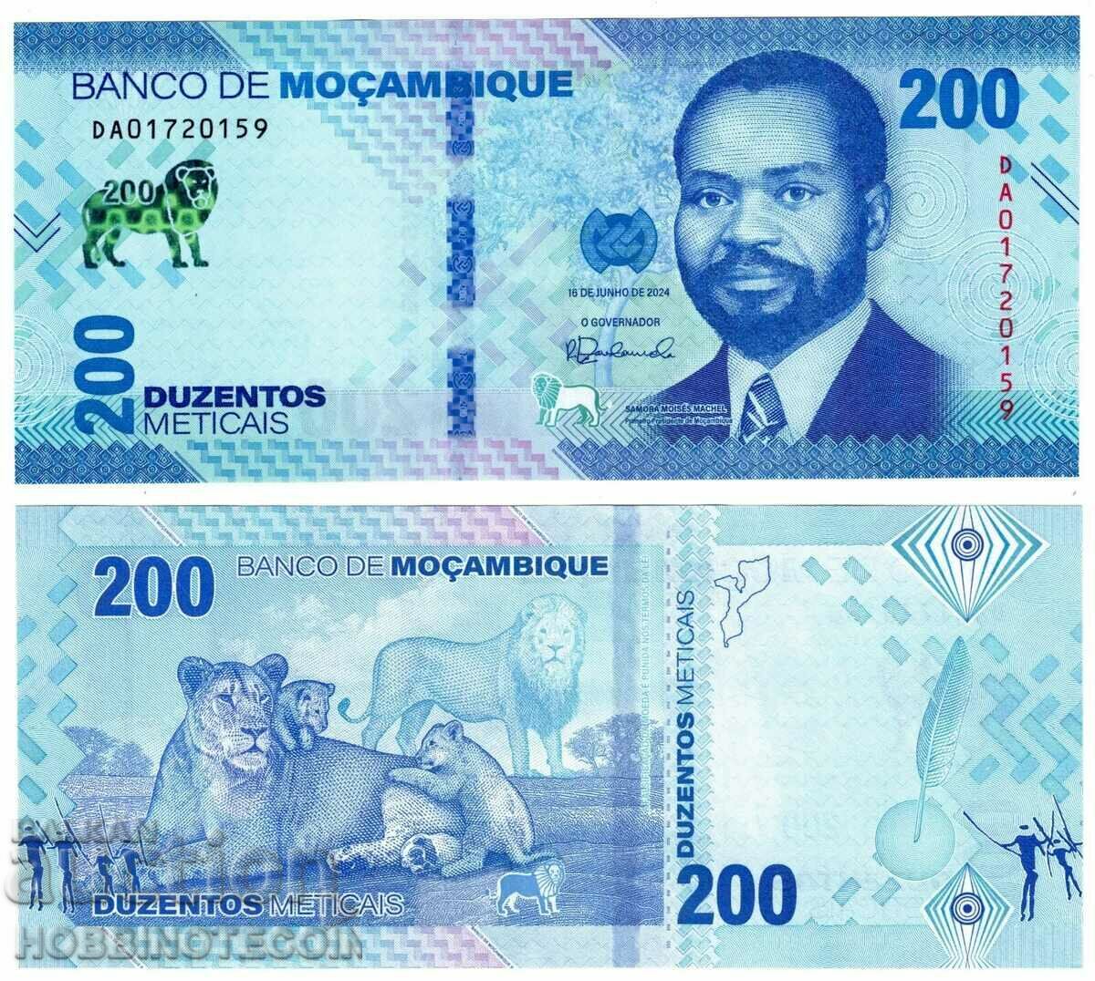 MOZAMBIC MOZAMBIC 200 Emisiune Metical 2024 UNC