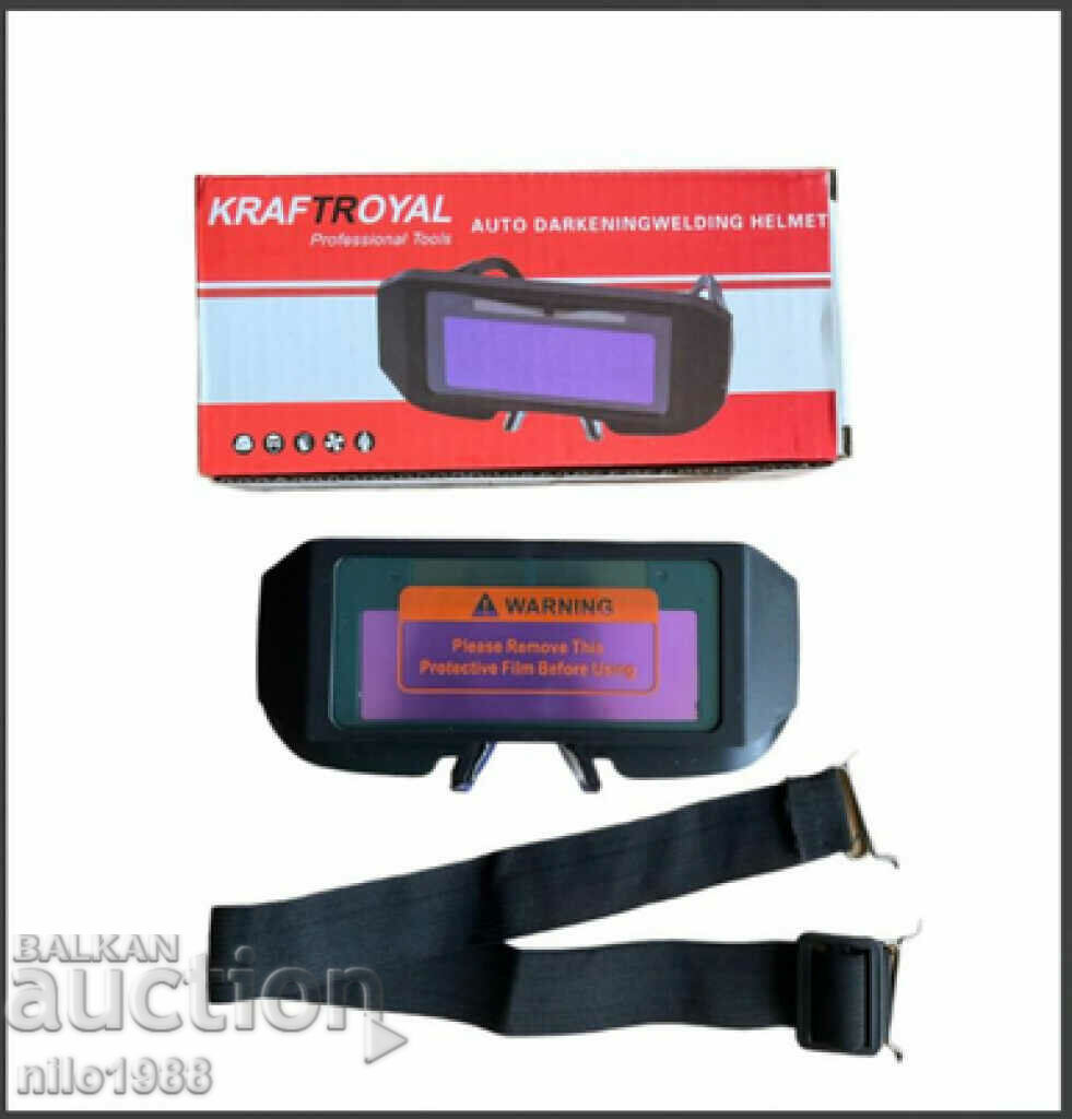 Solar welding goggles