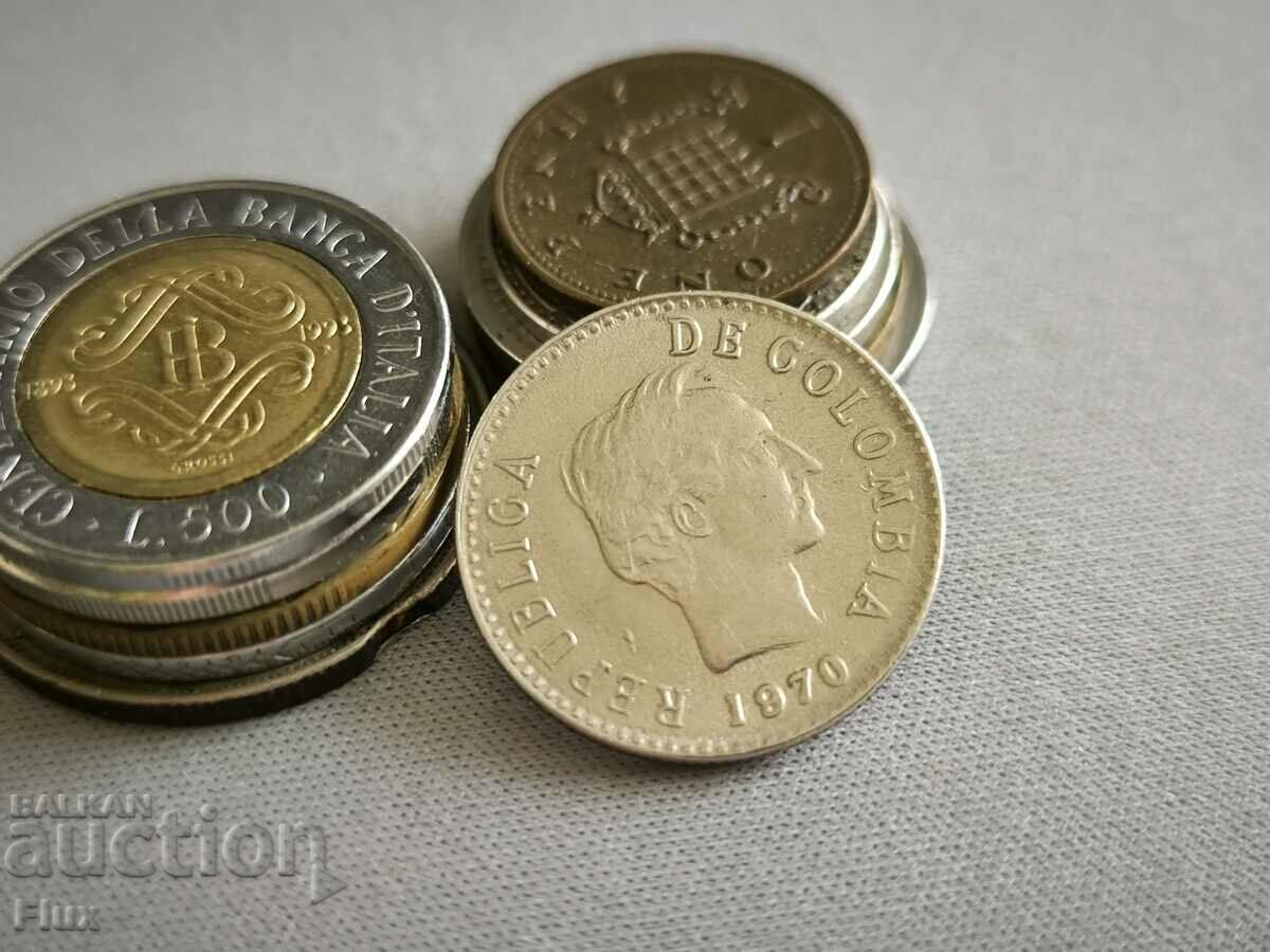 Coin - Colombia - 20 centavos | 1970 with price 2.75 BGN | € 1.41 Coin - Colombia - 20 centavos | 1970 with price 2.75 BGN | € 1.41