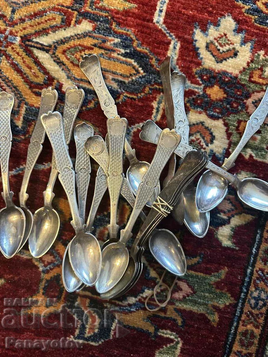 SILVER SPOONS OTTOMAN TUGRA TUGRA 900 20 PCS. INVESTMENT with price 2790.00 BGN | € 1426.50 SILVER SPOONS OTTOMAN TUGRA TUGRA 900 20 PCS. INVESTMENT with price 2790.00 BGN | € 1426.50