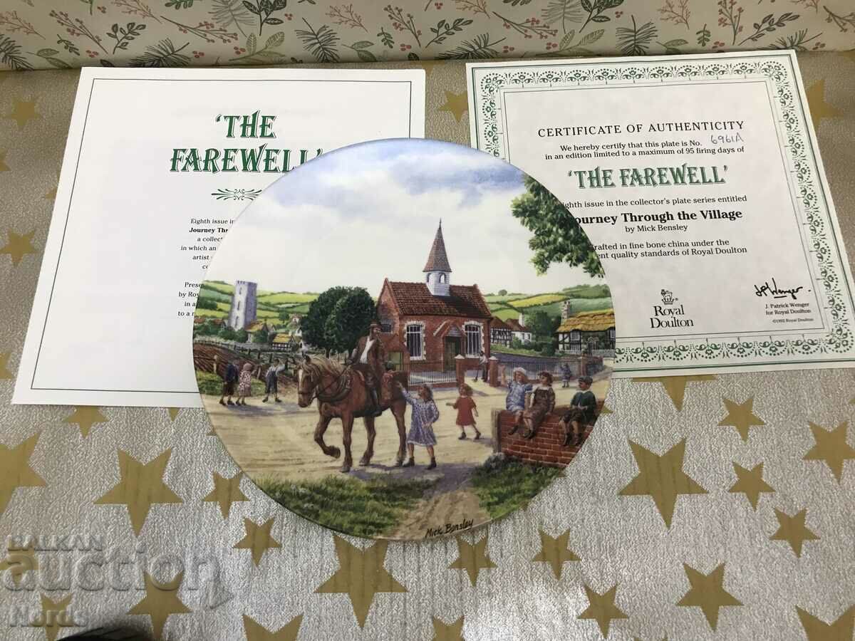 Farfurie din porțelan Colecția Royal Doulton