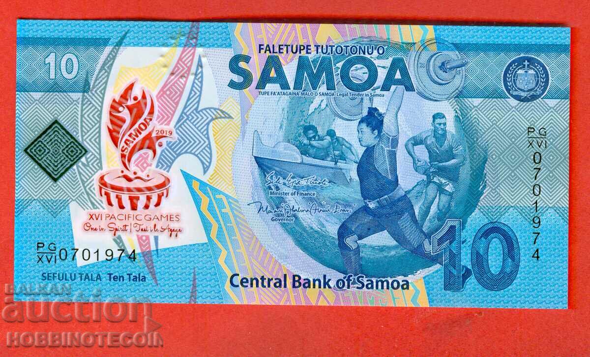 WESTERN SAMOA SAMOA 10 issue issue 2019 NEW UNC POLYMER