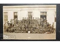 CARTE FOTO REGALA ORCHESTRA MILITARA 1923 SOFIA