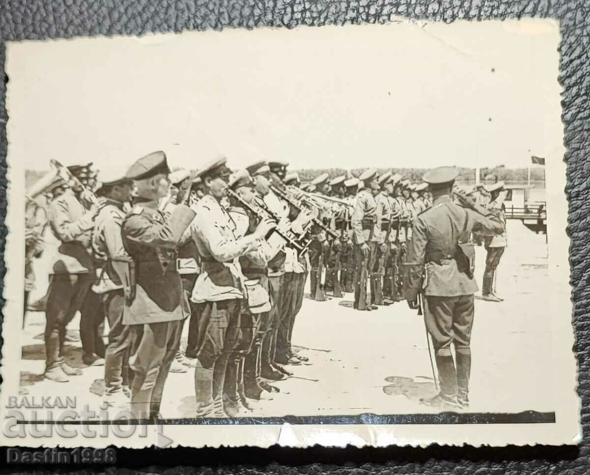 ROYAL PHOTO CARD MILITARY ORCHESTRA ROY