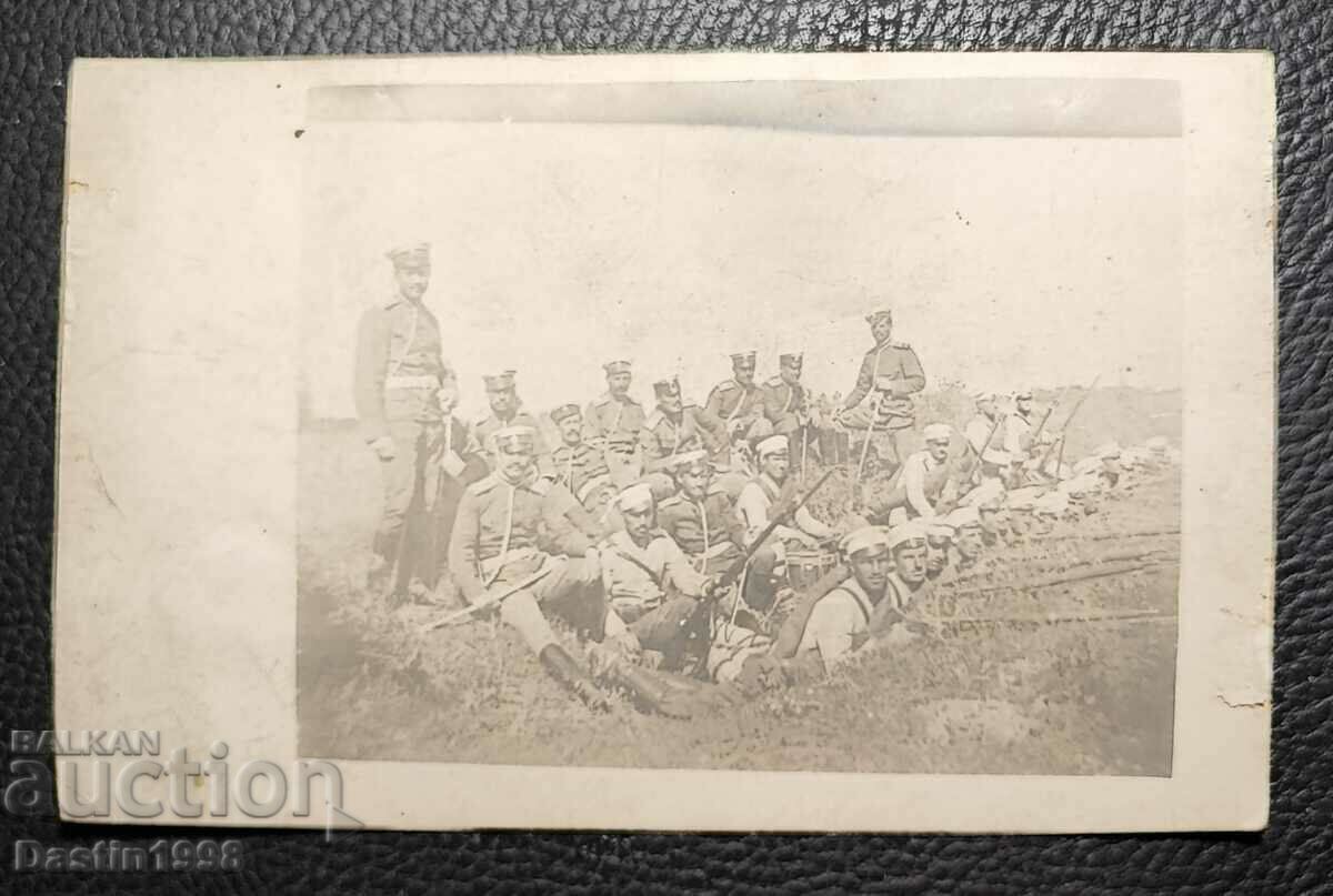 ROYAL PHOTO CARD MILITARY TROOP