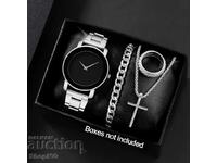 Men's watch set with accessories