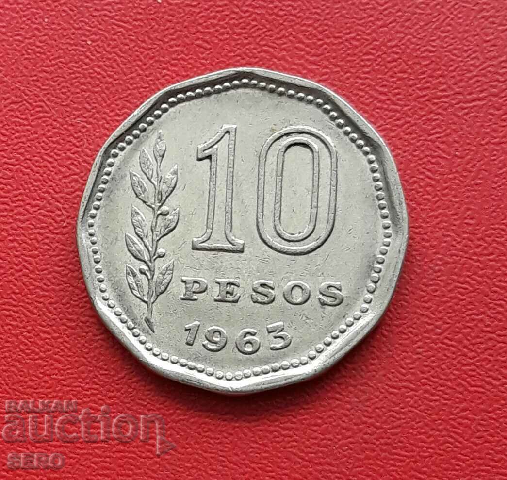 Argentina - 10 pesos 1963