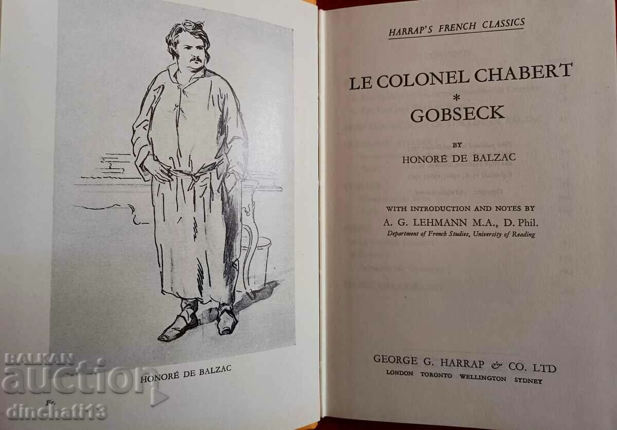 Le Colonel Chabert Balzac Colonel Chabert - Honore de Balzac cu preț 25.00 BGN | € 12.78