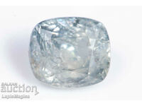 Green sapphire 2.63ct untreated cushion cut