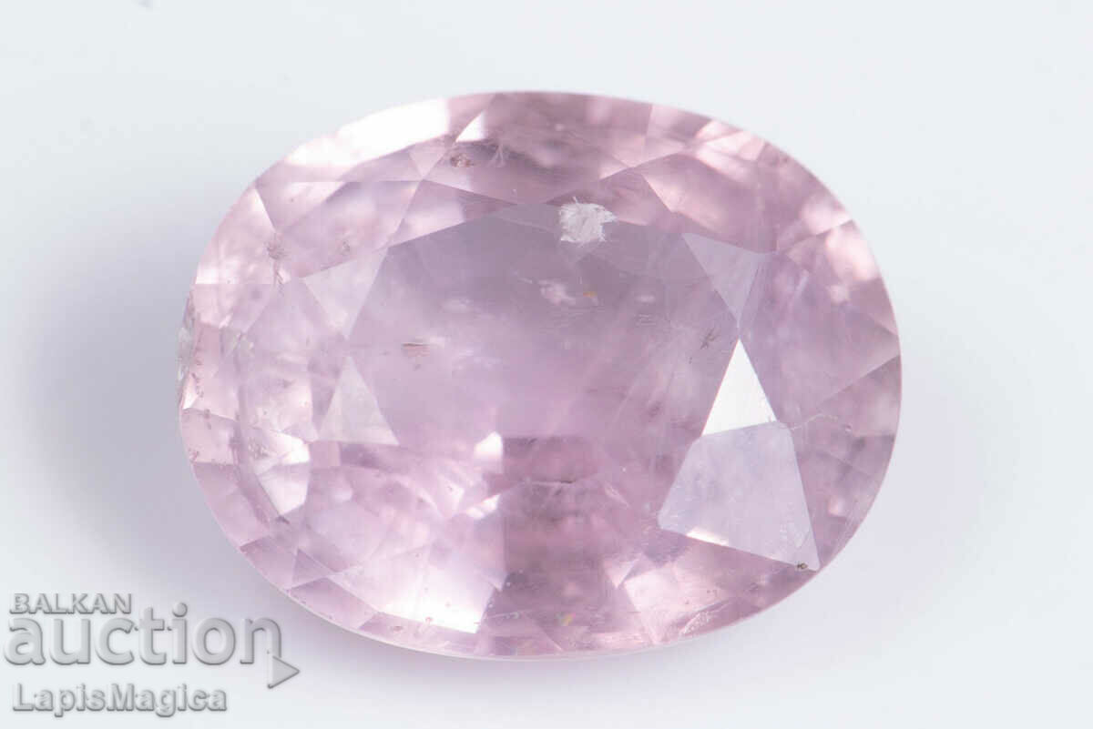 Pink sapphire 2.06ct heated oval cut