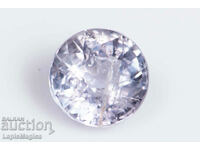 Violet Sapphire 0.69ct 5mm Untreated Round Cut