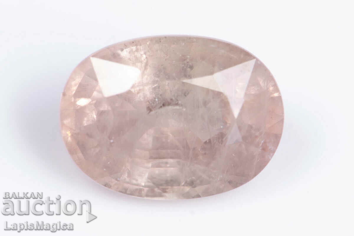 Safir galben de 1,32 ct tăietură ovală încălzită