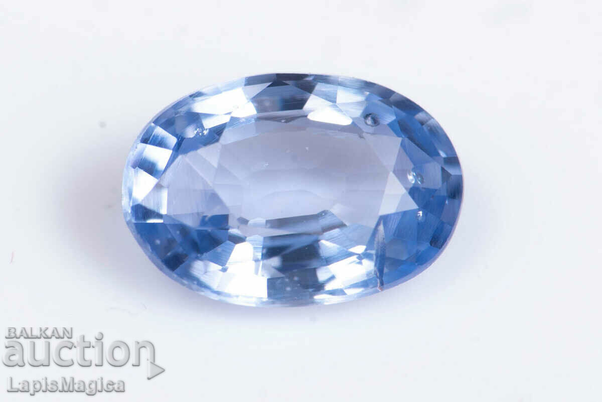 Ceylon Blue Sapphire 0,77ct VS Θερμαινόμενη Οβάλ κοπή