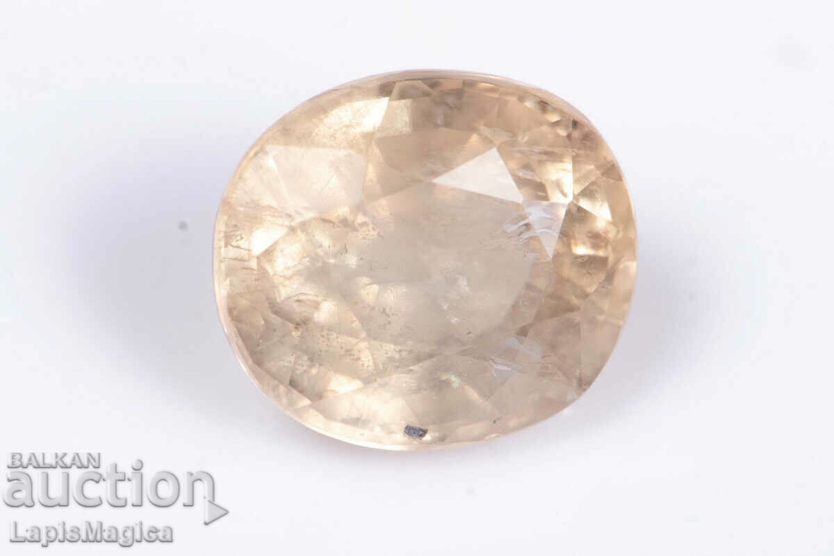 Yellow sapphire 1.12ct heated oval cut