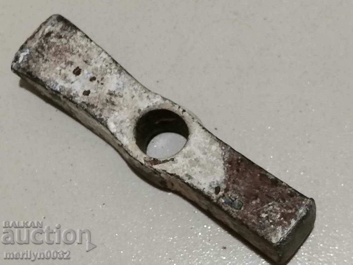 Old Bulgarian carpenter's hammer tool blade forged iron - 5 Old Bulgarian carpenter's hammer tool blade forged iron - 5