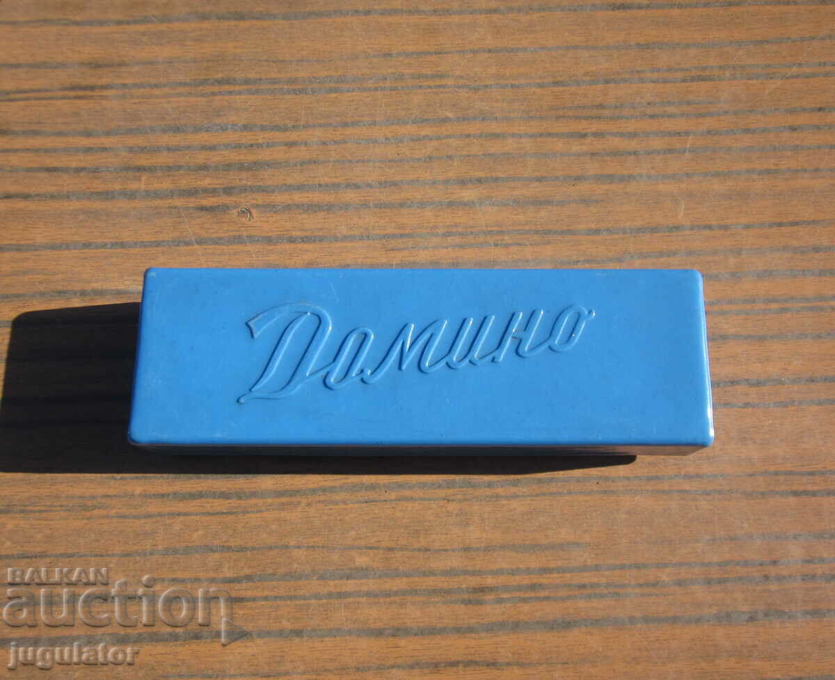 Delivery of old bakelite domino Bulgarian children's toy game