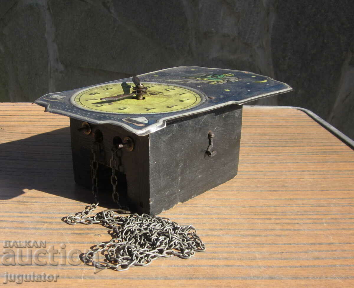 Παράδοση παλιό ρωσικό παιδικό ρολόι τοίχου Serdobsky SChZ Παράδοση παλιό ρωσικό παιδικό ρολόι τοίχου Serdobsky SChZ