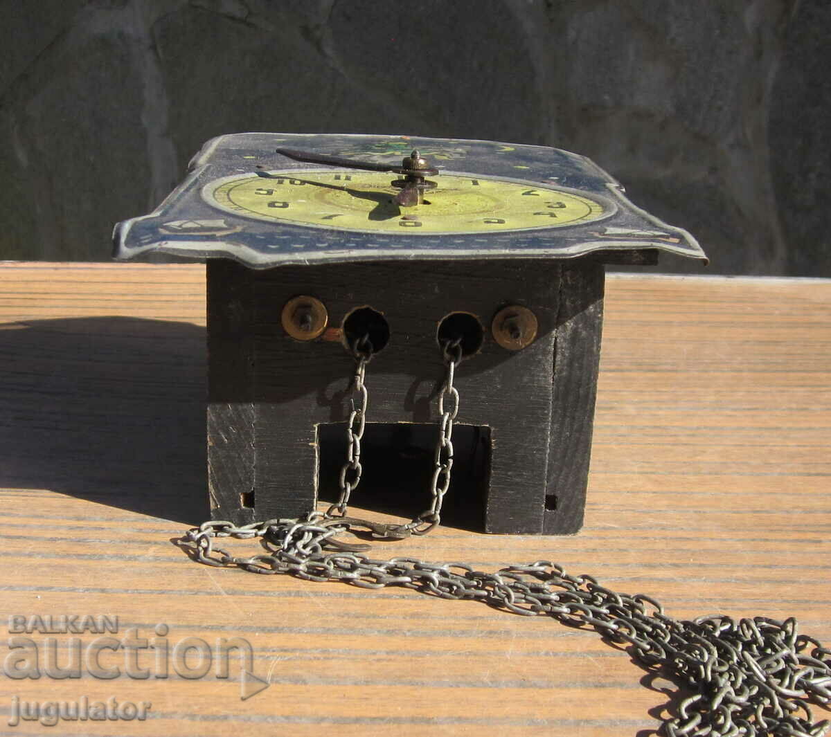 παλιό ρωσικό παιδικό ρολόι τοίχου Serdobsky SChZ - 5