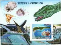 2009. Sao Tome and Principe. Fauna - Fish and shellfish. Block.